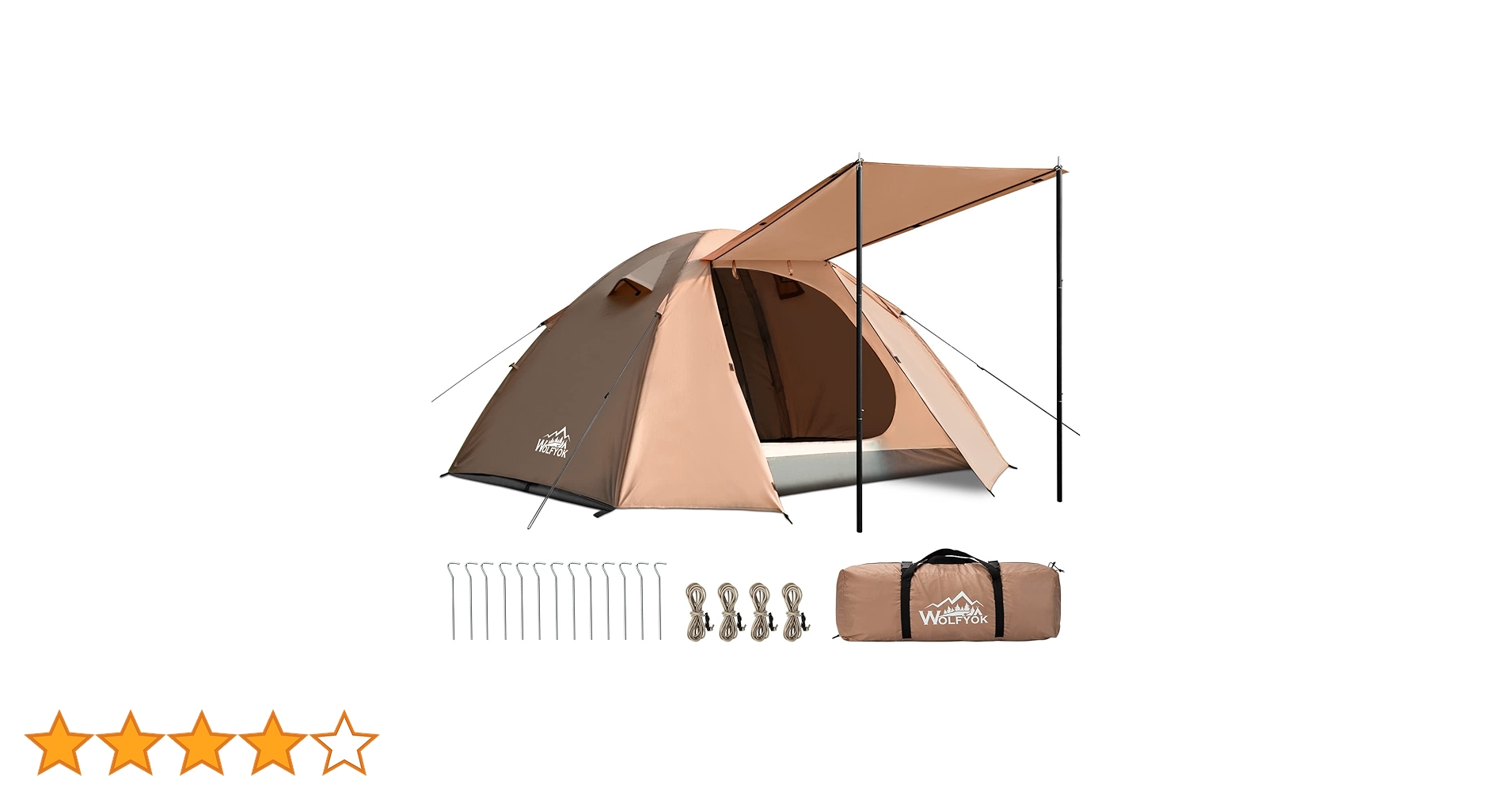 WOLFYOK ツーリングドーム テント ソロキャンプ】ツーリングドームLXにWolfyok outdoorsアウトドア